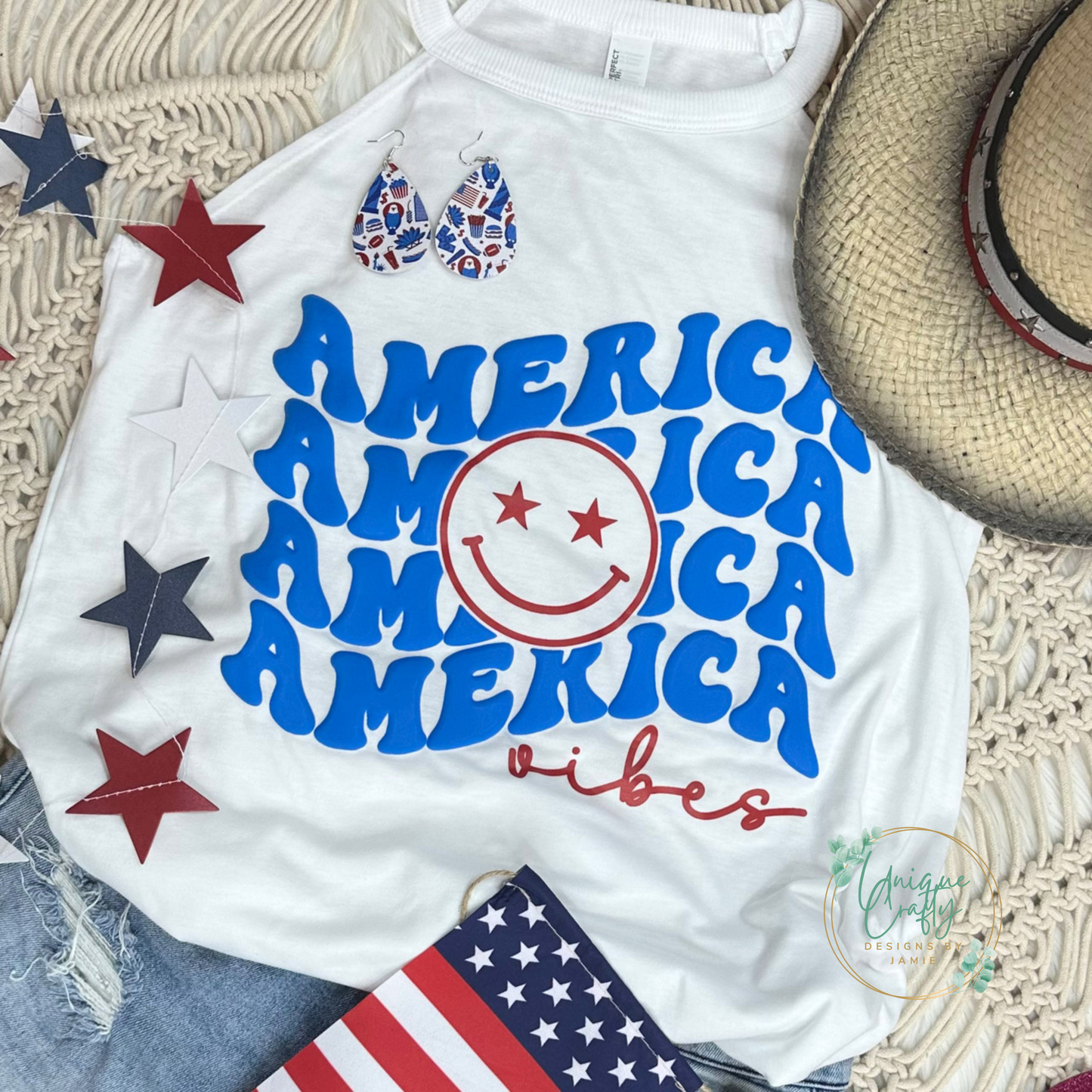 America Vibes (Puff Print)