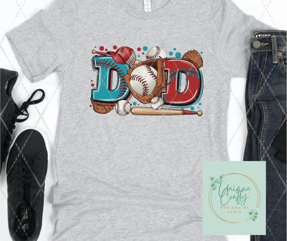 Baseball Dad (Bat & Ball)