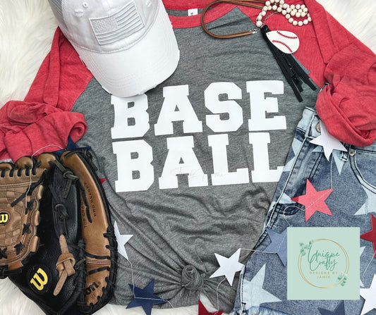 Baseball (Puff Print)