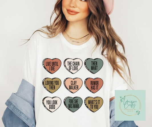 Clay Walker Conversation Hearts