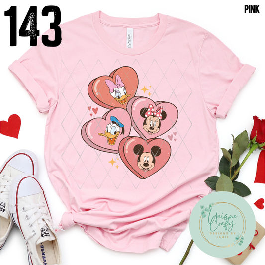 Disney Character Hearts
