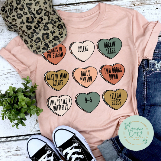Dolly Parton Candy Hearts