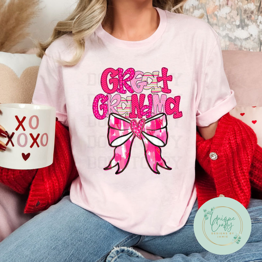 Great Grandma w/ Coquette Bow
